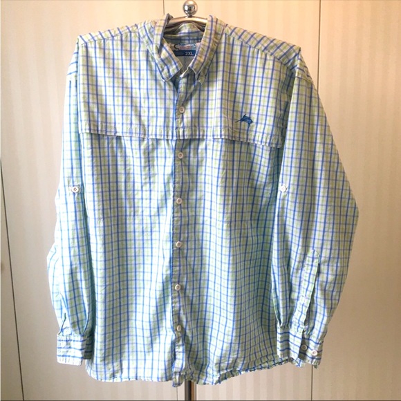 Cabela's Other - Worldwide Sportsman plaid fishing hot weather button up long sleeve Size 2XL
